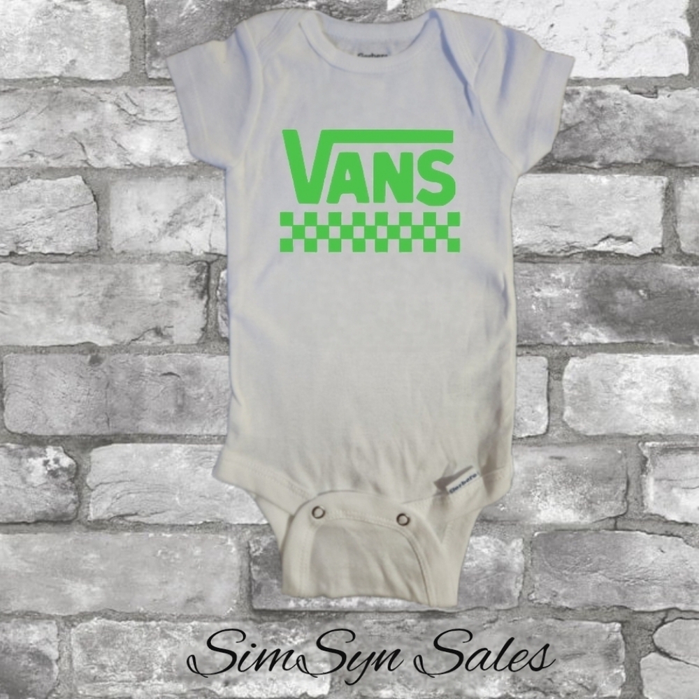 Vans Unisex Baby Onesie Onepiece Bodysuit 0-3 Months Brand New